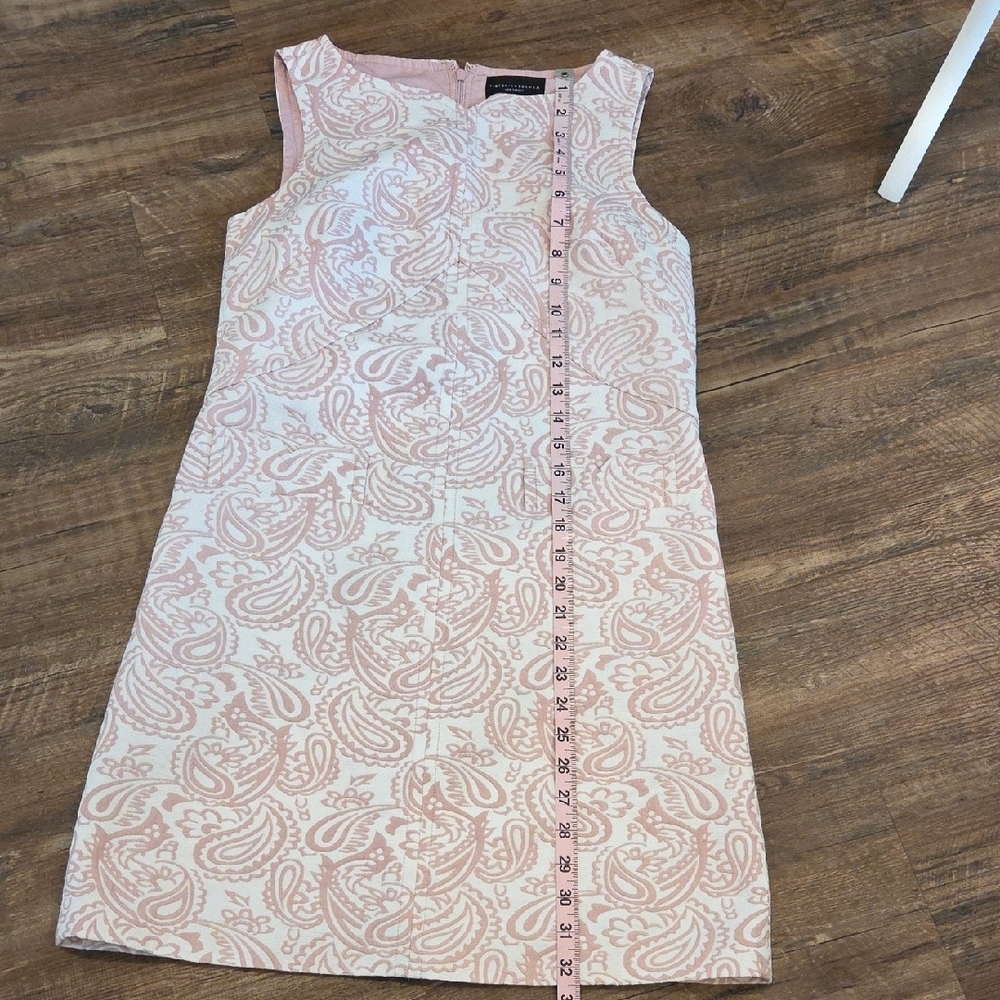 Victoria Beckham For Target Limited Release Pink Jacquard Sleeveless Dress XS - Picture 12 of 16